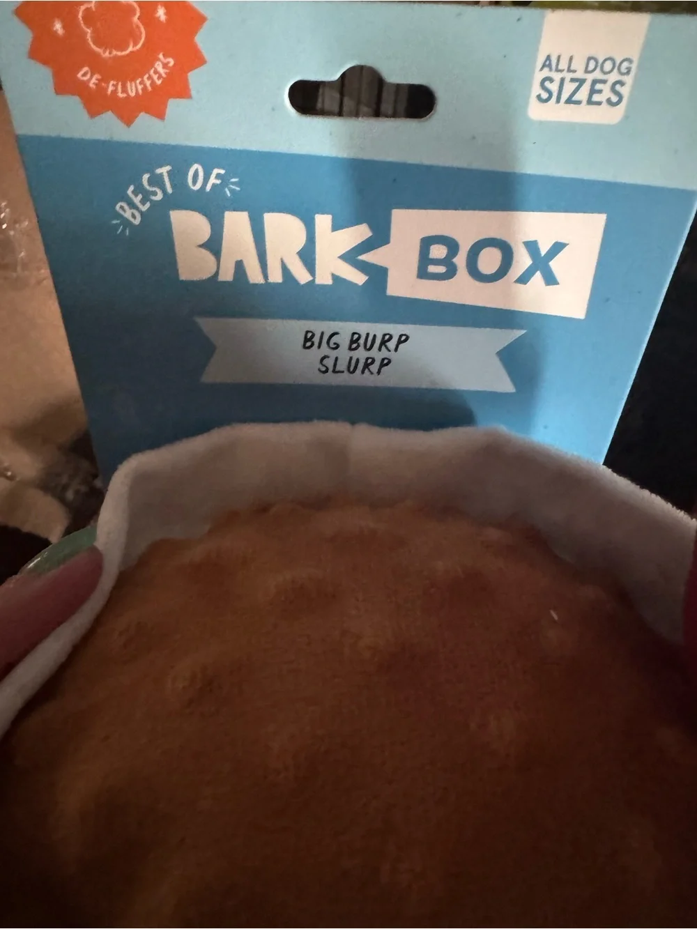 Bark Box Big Burp XL dog toy big gulp for dogs NEW giant dog drink cup